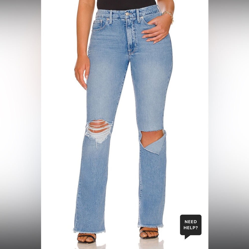 Good American Classic Boot Jeans Size 0 in Indigo129 Z433